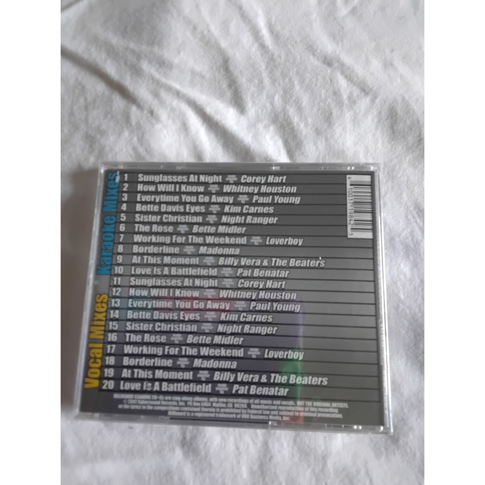 Billboard Top 10 Karaoke 1980s Volume 4 CDG Disc‎ Music - Picture 3 of 3